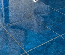 SunCal cleans tile and grout.